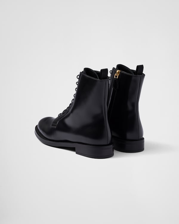 Brushed leather ankle boots Brushed leather ankle boots