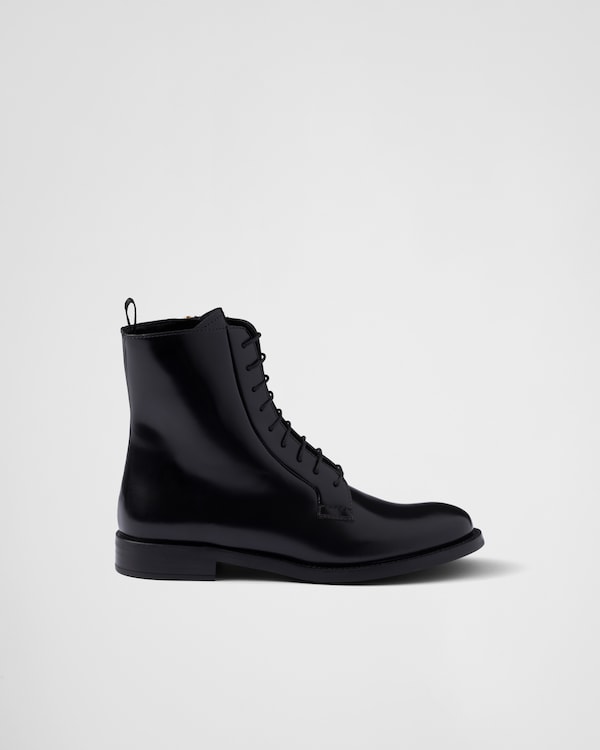 Brushed leather ankle boots Brushed leather ankle boots