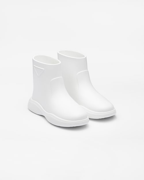 White rubber booties clearance