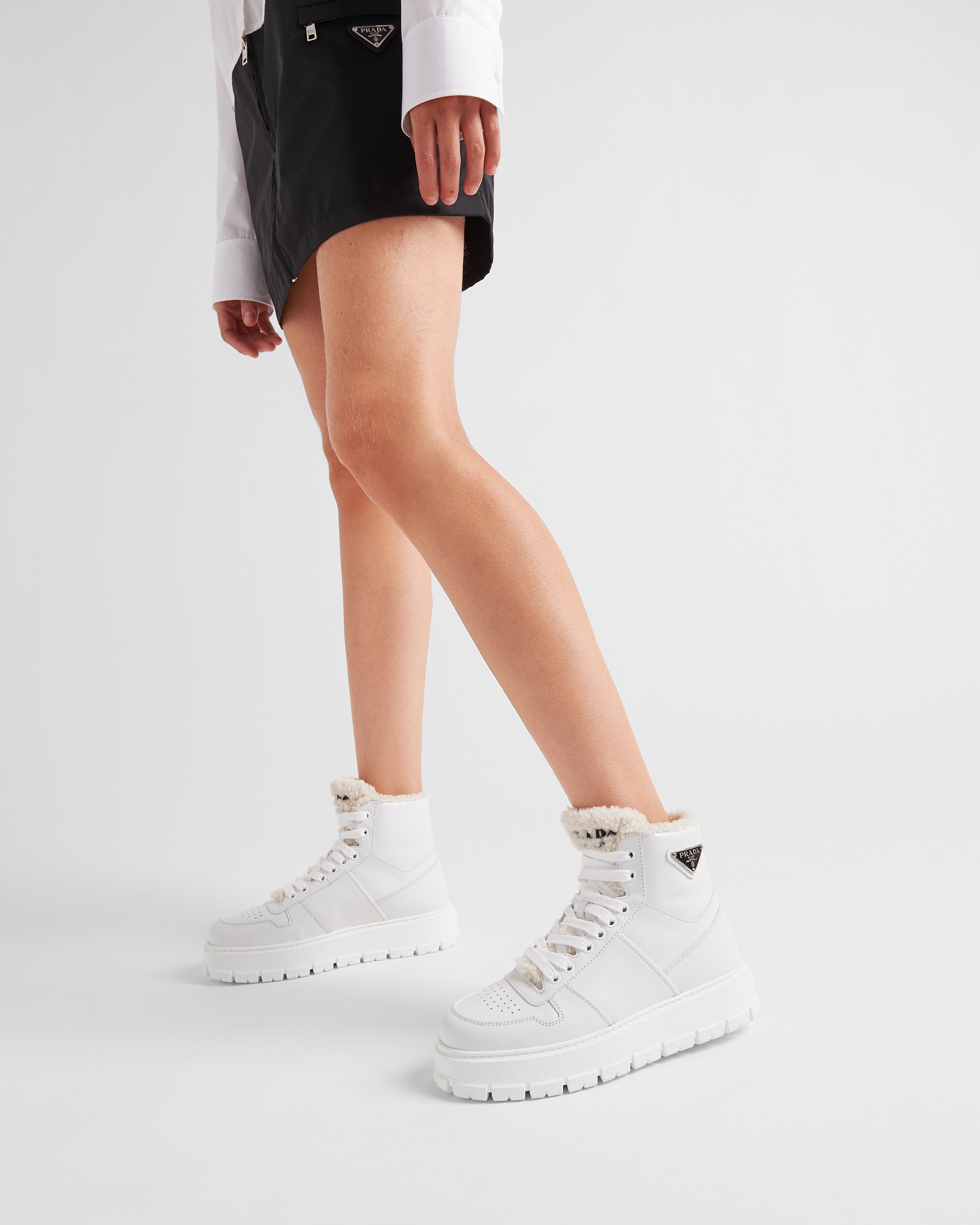 Prada high tops womens sales