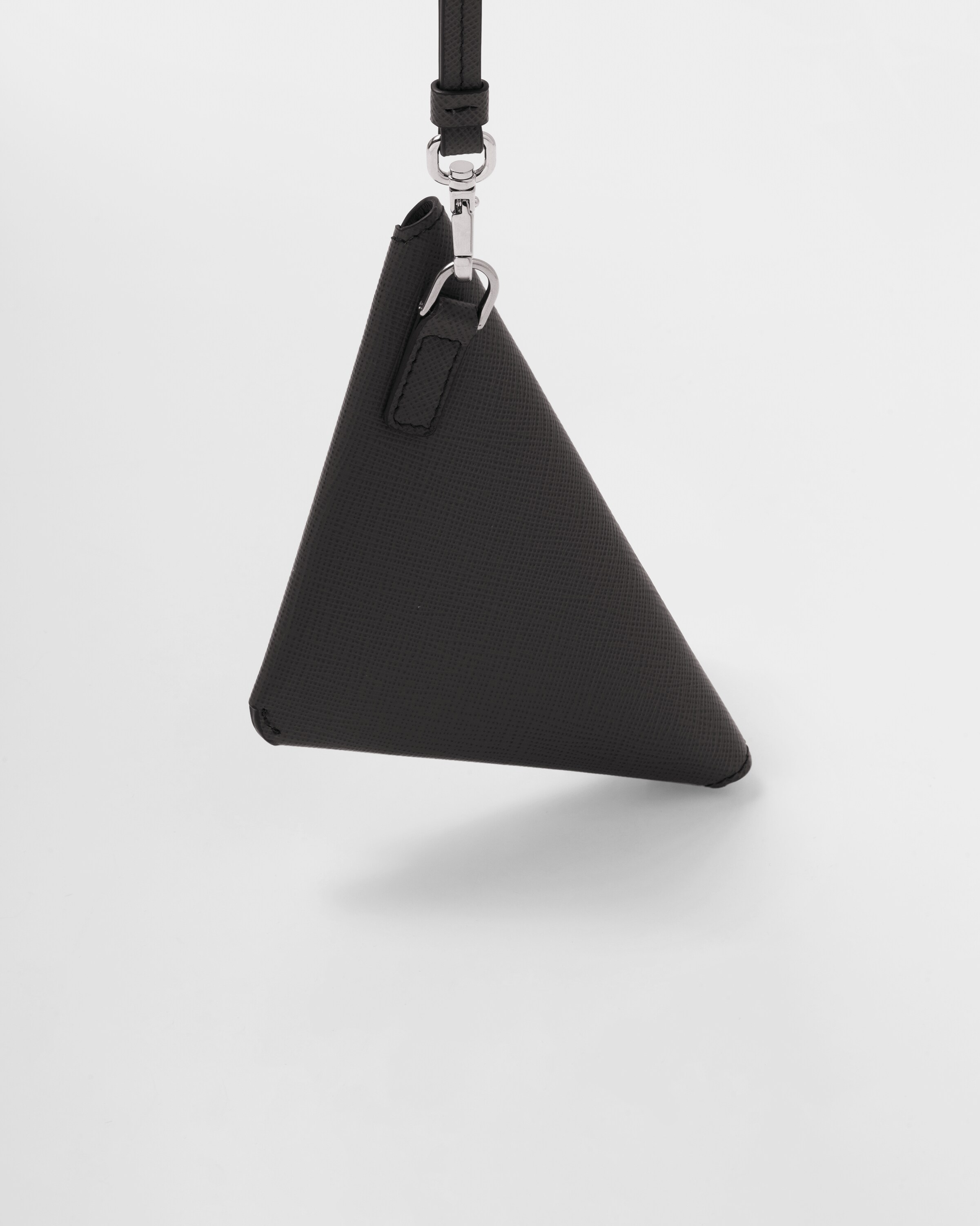 Prada Saffiano leather keychain trick 4