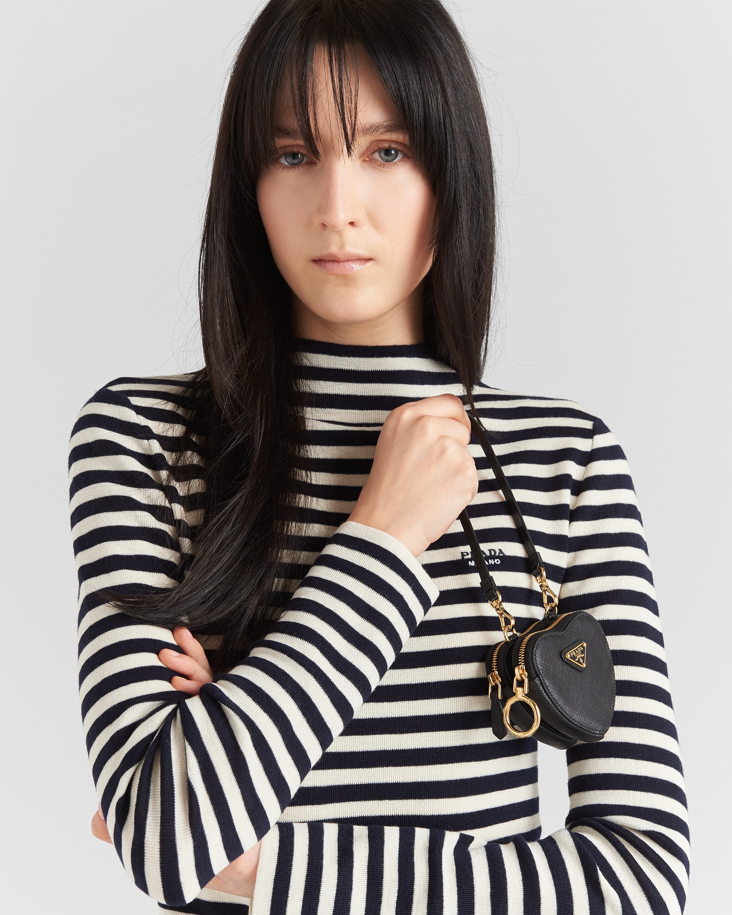 Saffiano leather mini pouch