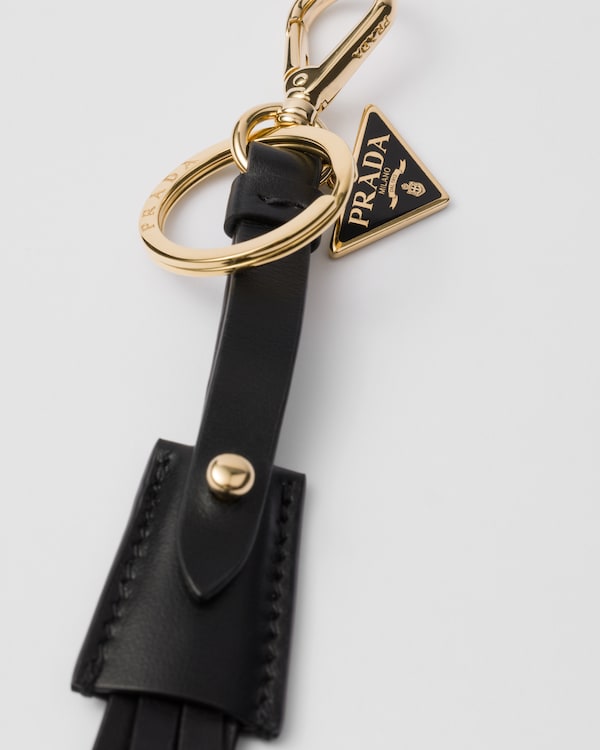 Leather keychain charm Leather keychain charm