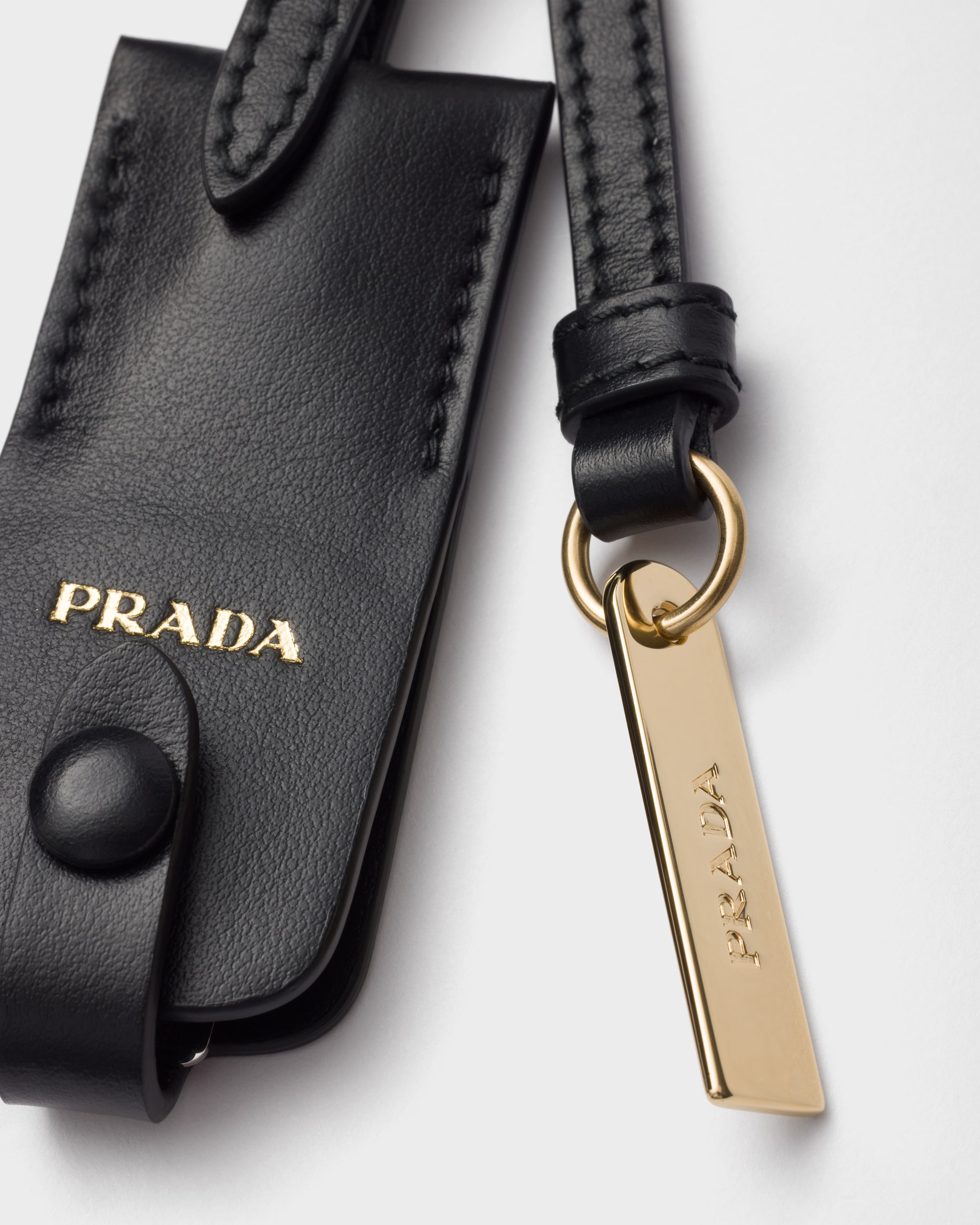 Prada Leather Mirror Case Pendant