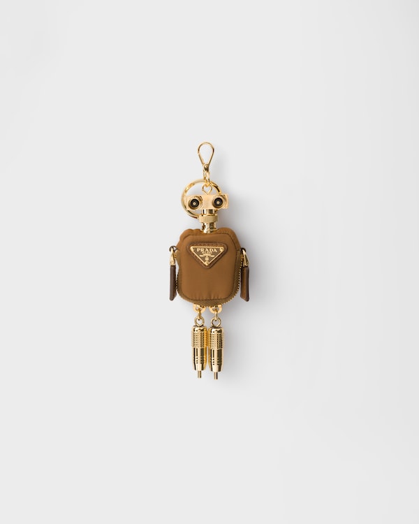 Robot Re-Nylon keychain charm - Brandy Robot Re-Nylon keychain charm - Brandy
