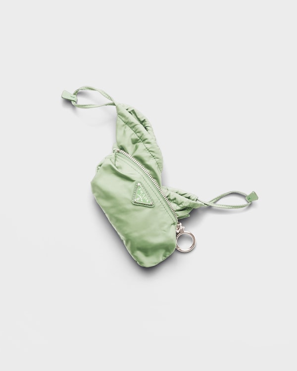 Pendant with foldable Re-Nylon pouch - Aqua Pendant with foldable Re-Nylon pouch - Aqua