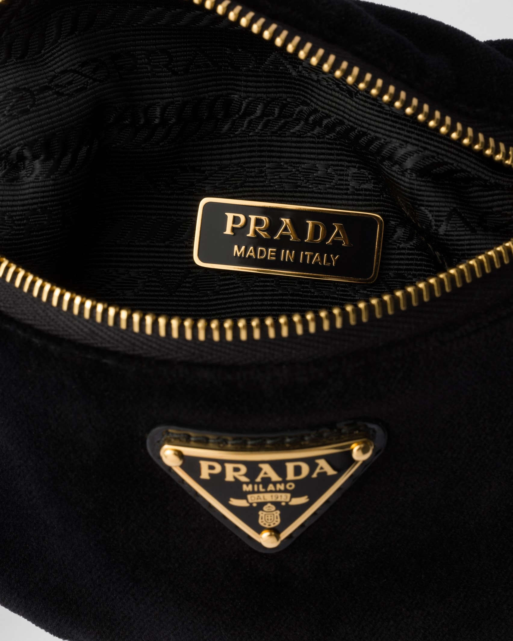 Black Velvet mini-pouch | PRADA
