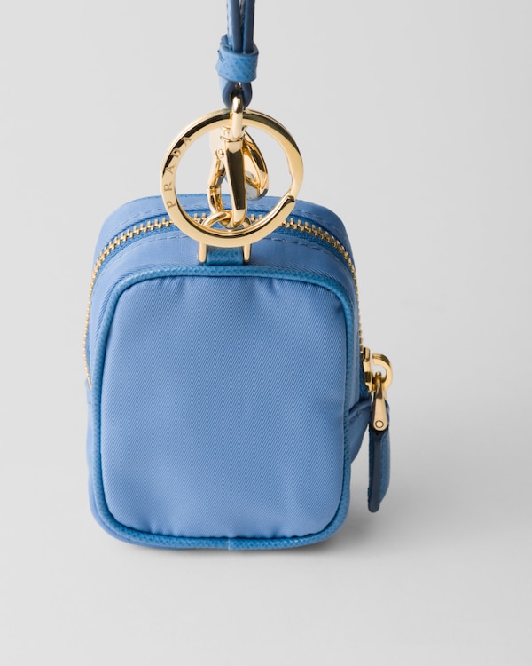 Prada Re-Edition 1978 Re-Nylon mini-pouch with keychain Prada Re-Edition 1978 Re-Nylon mini-pouch with keychain