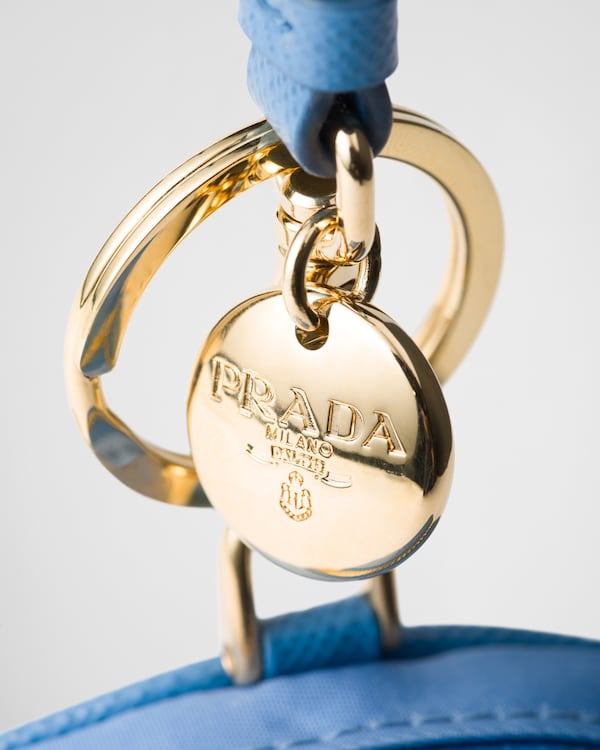 Prada Re-Edition 1978 Re-Nylon mini-pouch with keychain Prada Re-Edition 1978 Re-Nylon mini-pouch with keychain