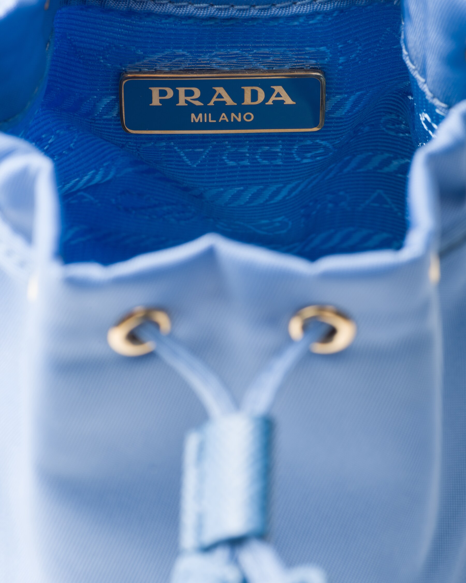 Prada Navy Re-Edition 1978 Mini Re-Nylon Bucket Bag