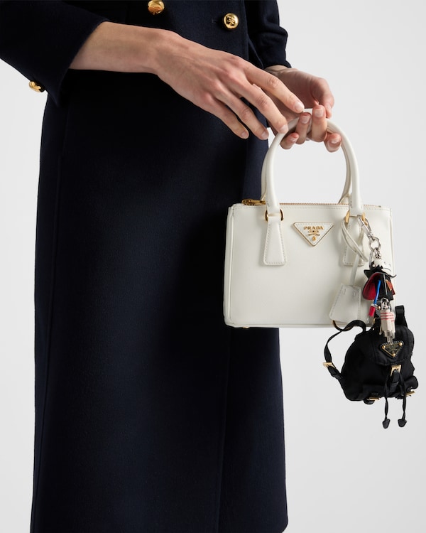 Mini Icon Re-Nylon keychain charm - Black Mini Icon Re-Nylon keychain charm - Black