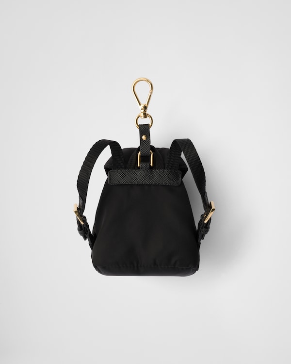 Mini Icon Re-Nylon keychain charm - Black Mini Icon Re-Nylon keychain charm - Black