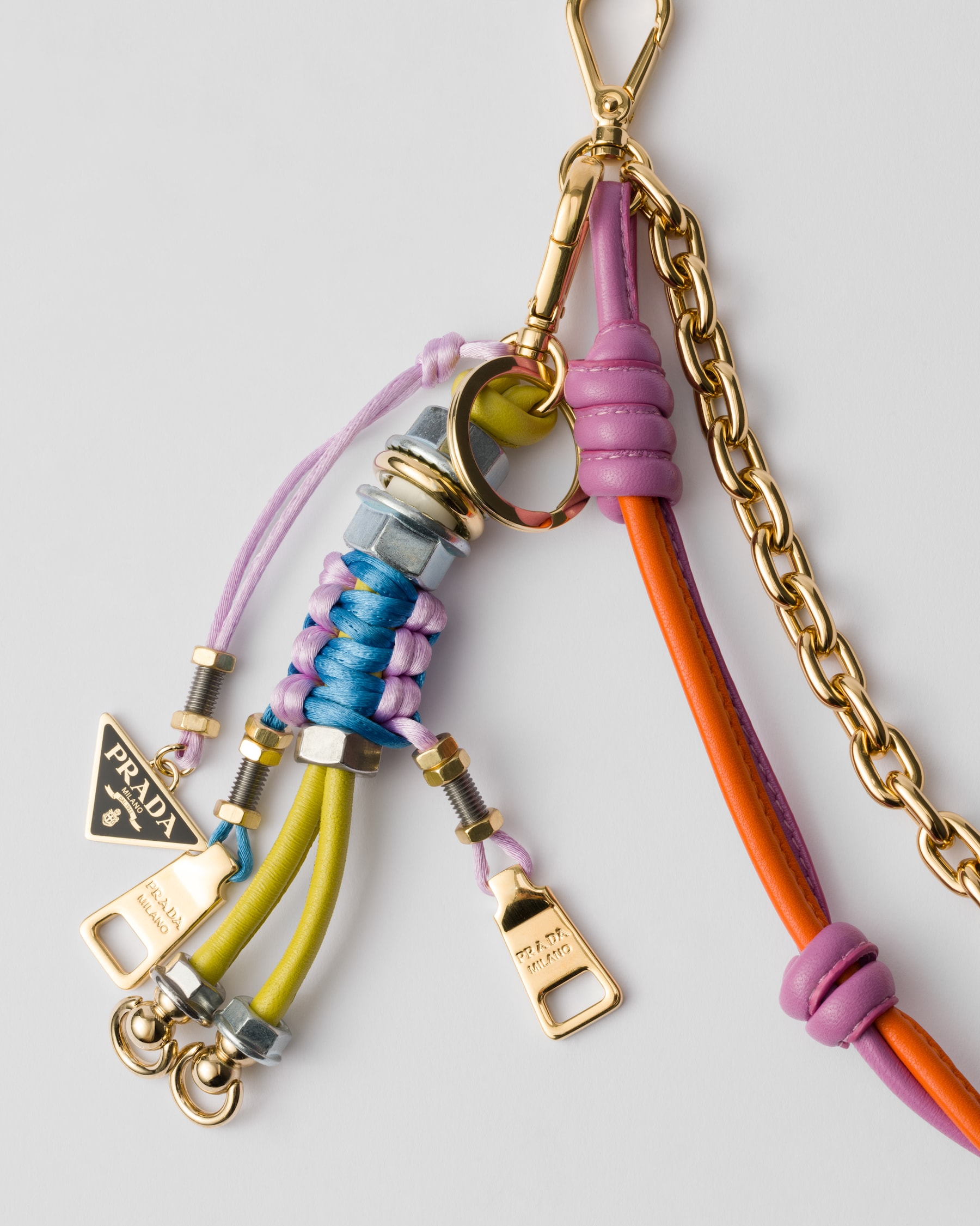 Cedar/primrose Pop Strings Bag Charm | PRADA