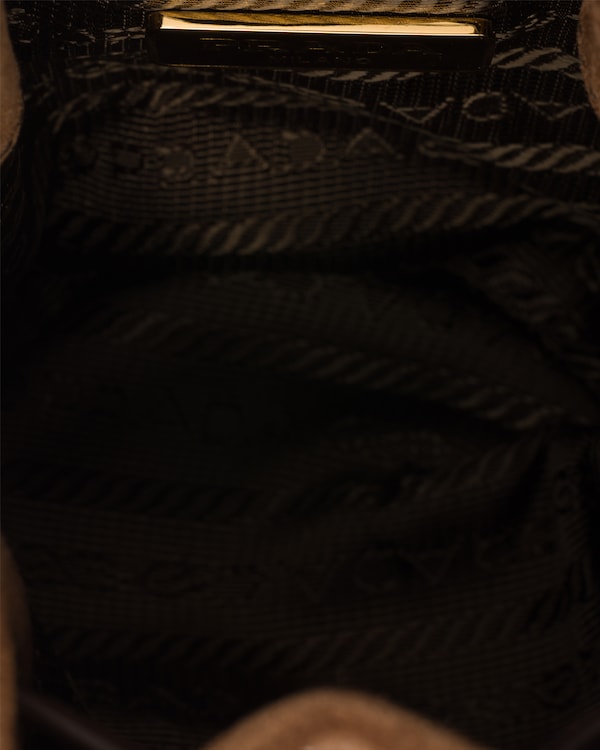 Ciondolo portachiavi Mini Icon in pelle scamosciata - CACAO Ciondolo portachiavi Mini Icon in pelle scamosciata - CACAO