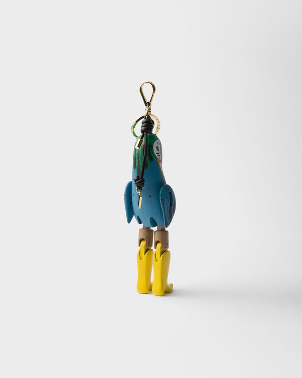 Animal key ring charm with metal ring Animal key ring charm with metal ring