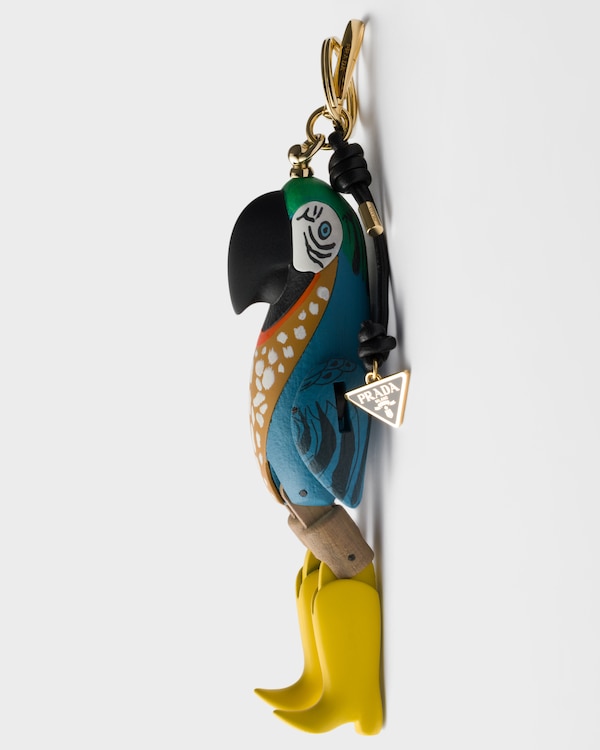 Animal key ring charm with metal ring Animal key ring charm with metal ring