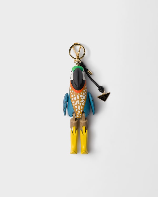 Animal key ring charm with metal ring Animal key ring charm with metal ring