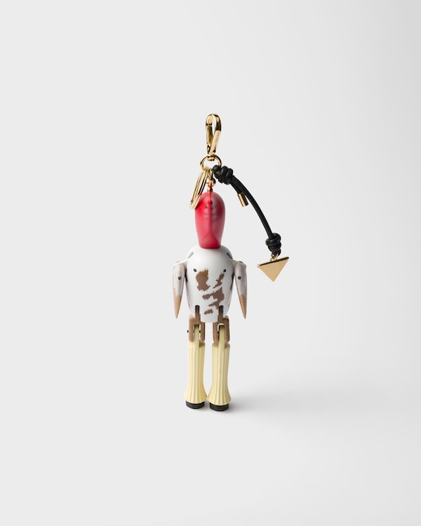 Animal key ring charm with metal ring Animal key ring charm with metal ring