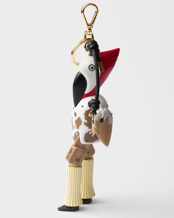 Animal key ring charm with metal ring Animal key ring charm with metal ring