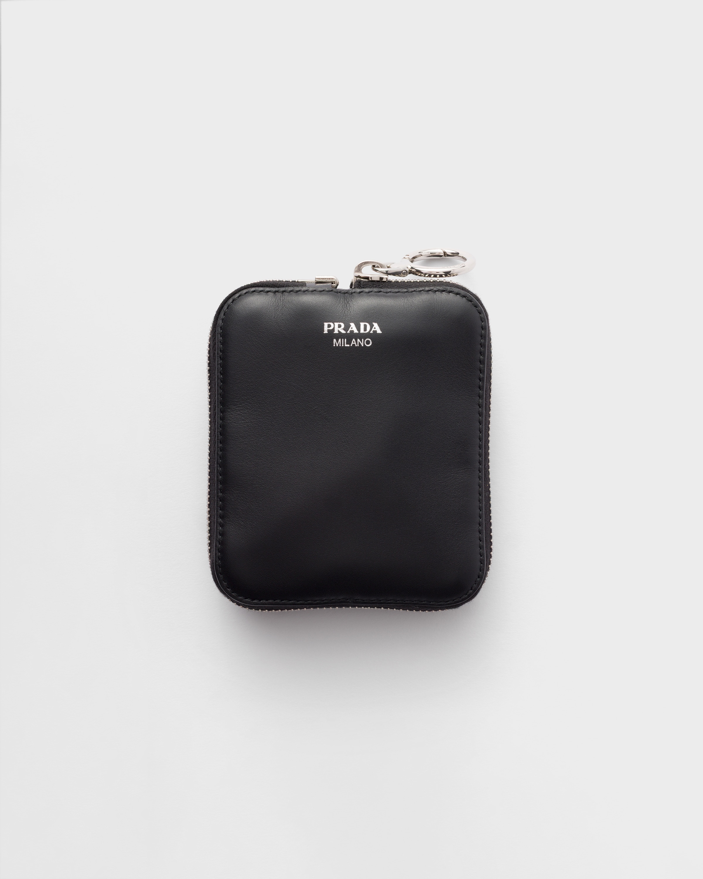 Black Re-nylon And Leather Foldable Mini Duffel Bag | PRADA