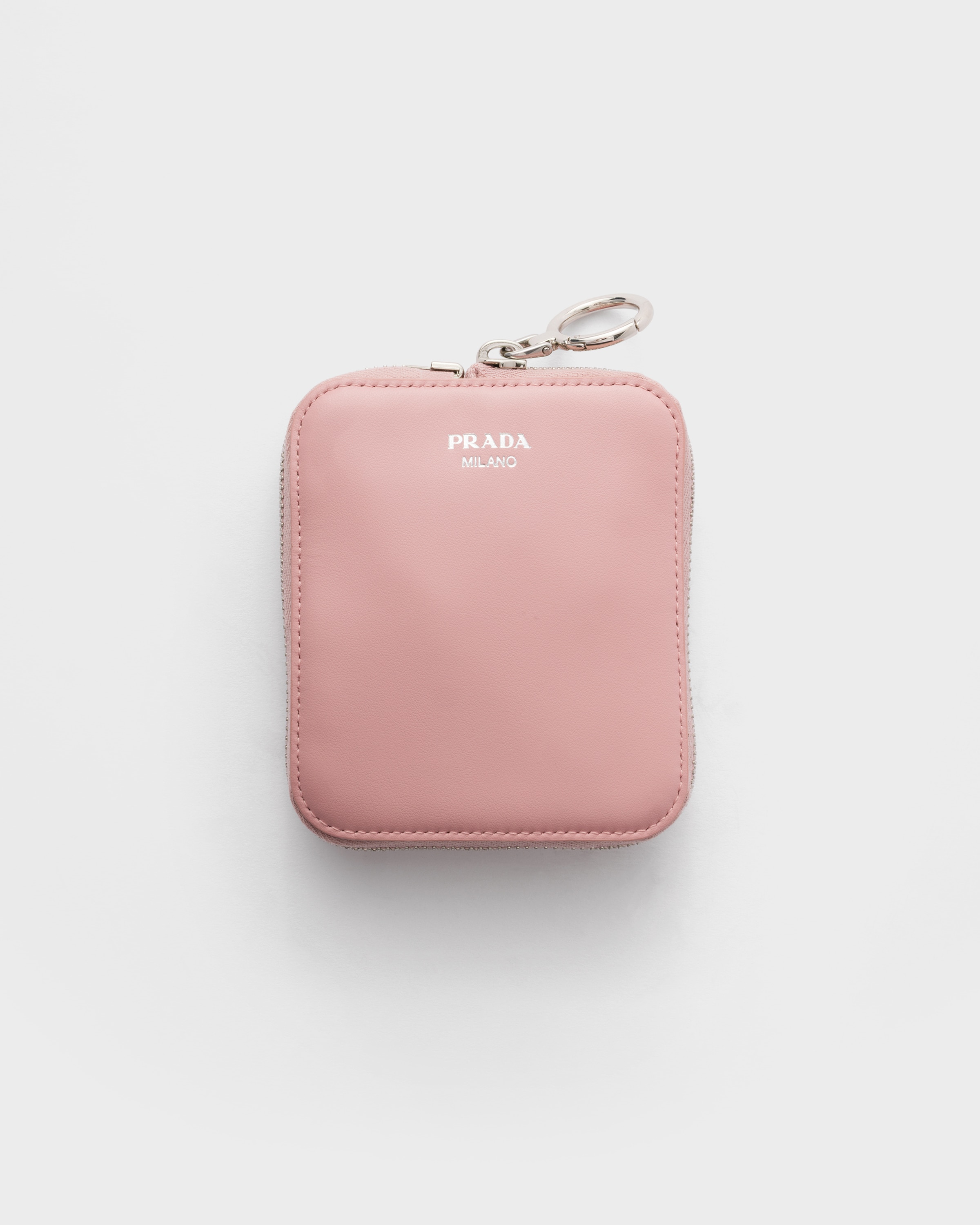 Prada Re-Nylon and leather foldable mini duffel bag