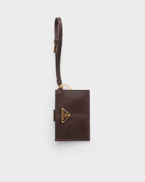 Leather card holder - Dark Brown Leather card holder - Dark Brown
