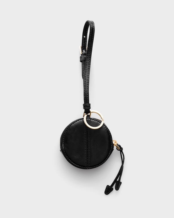 Leather mini-pouch - Black Leather mini-pouch - Black