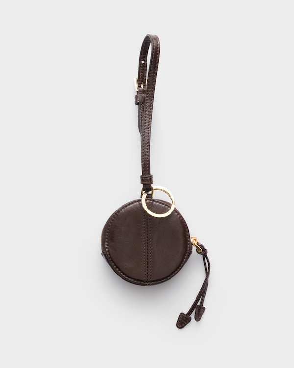 Leather mini-pouch - Dark Brown Leather mini-pouch - Dark Brown