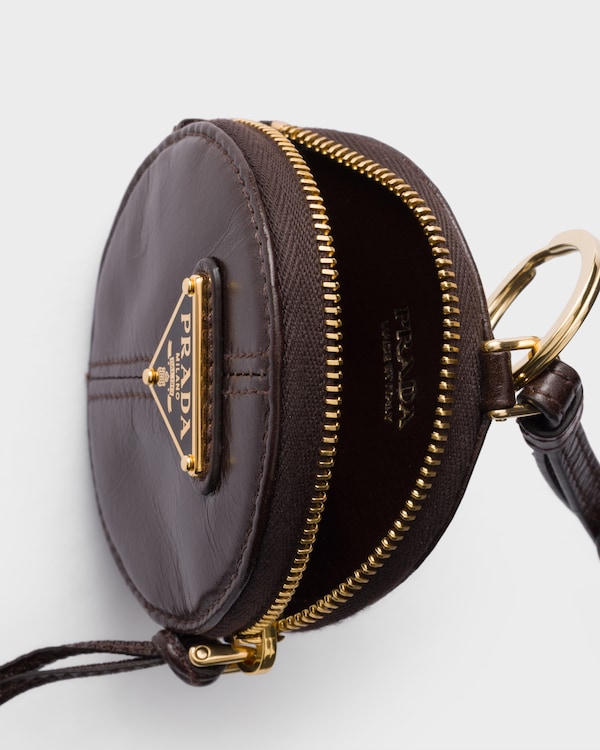 Leather mini-pouch - Dark Brown Leather mini-pouch - Dark Brown