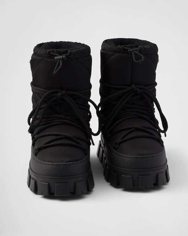 Re-Nylon gabardine après-ski boots  Re-Nylon gabardine après-ski boots