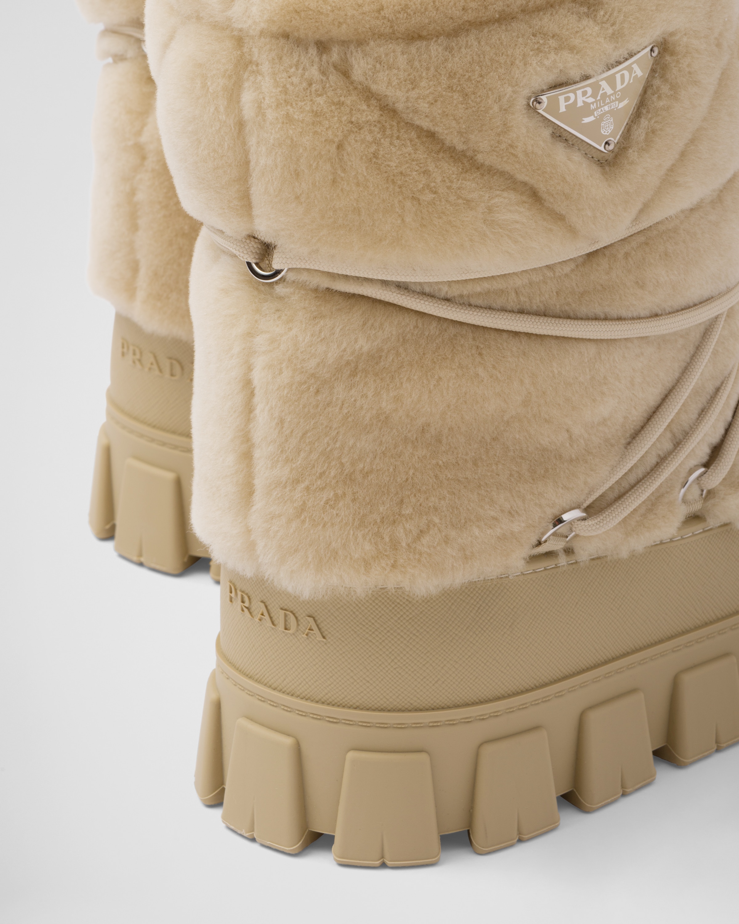 Prada fur on sale lined boots