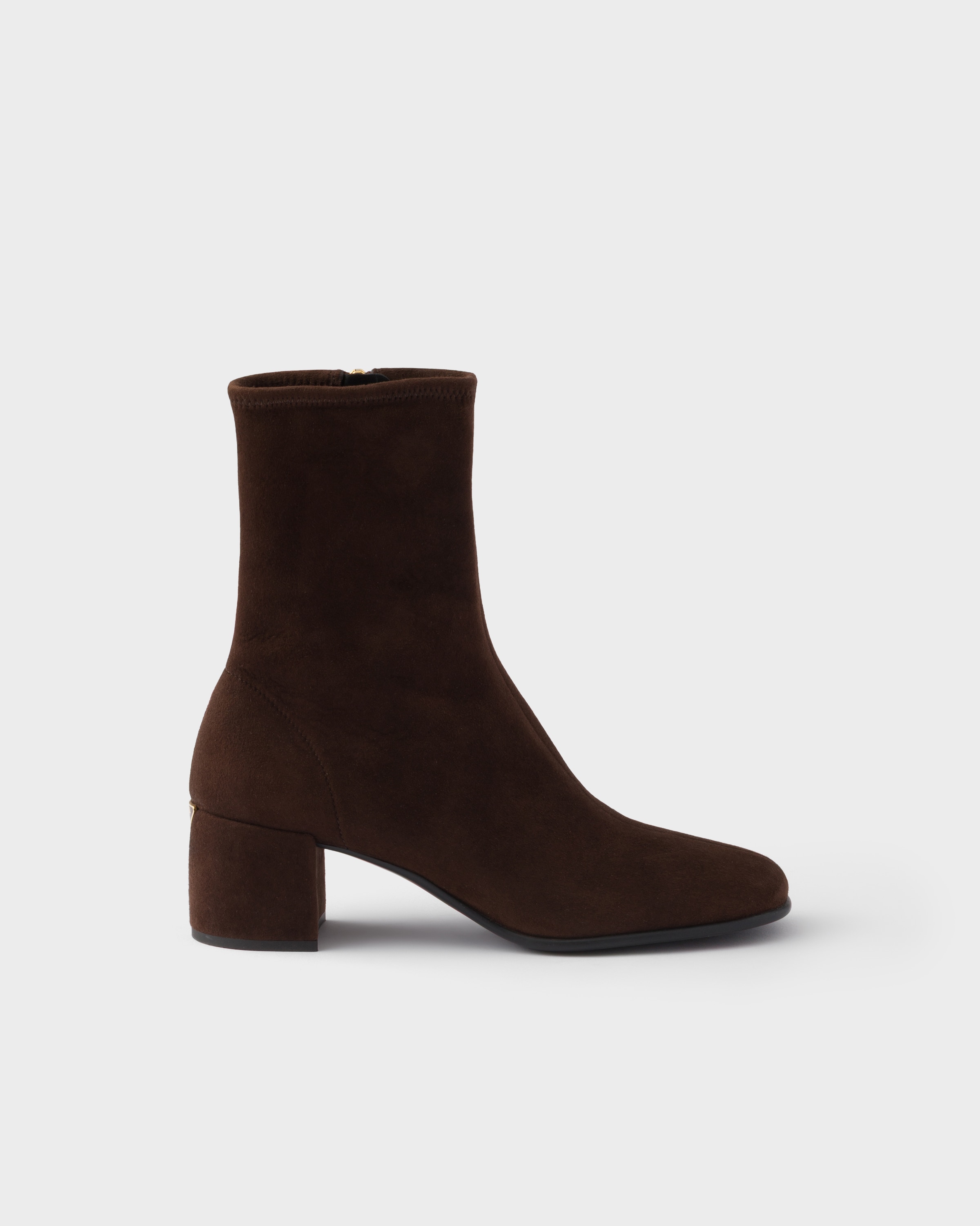 Prada Stretch suede booties boots