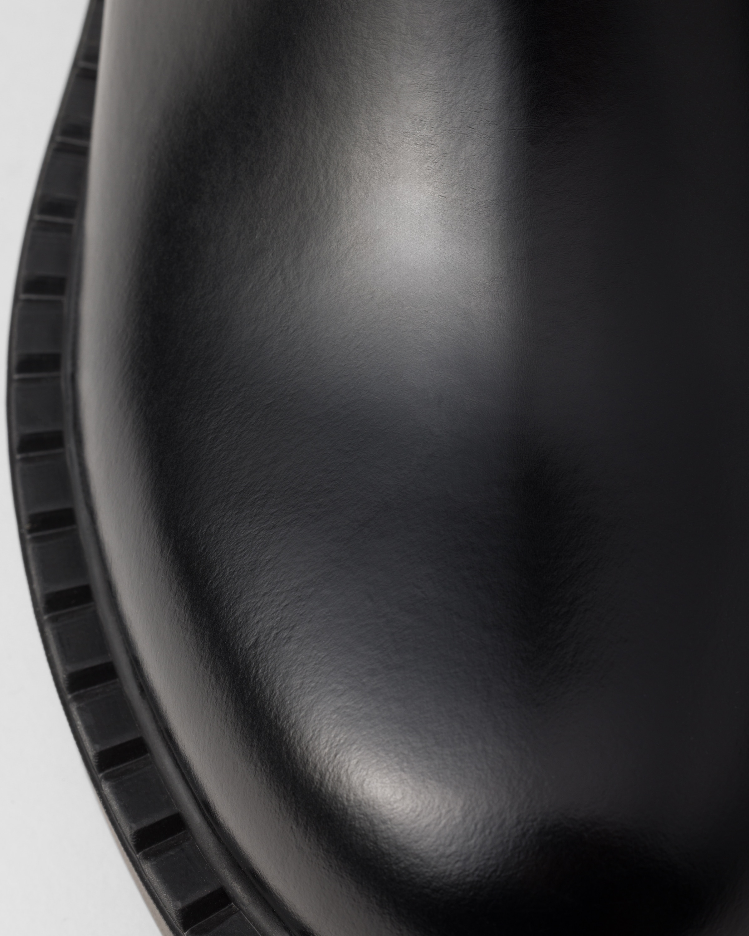 Black Brushed Leather Booties PRADA