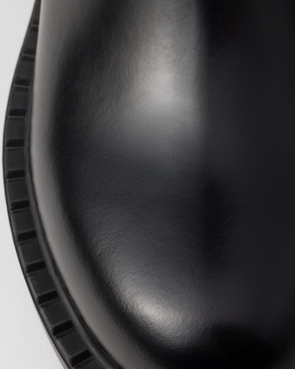 Chocolate brushed leather Chelsea booties Chocolate brushed leather Chelsea booties