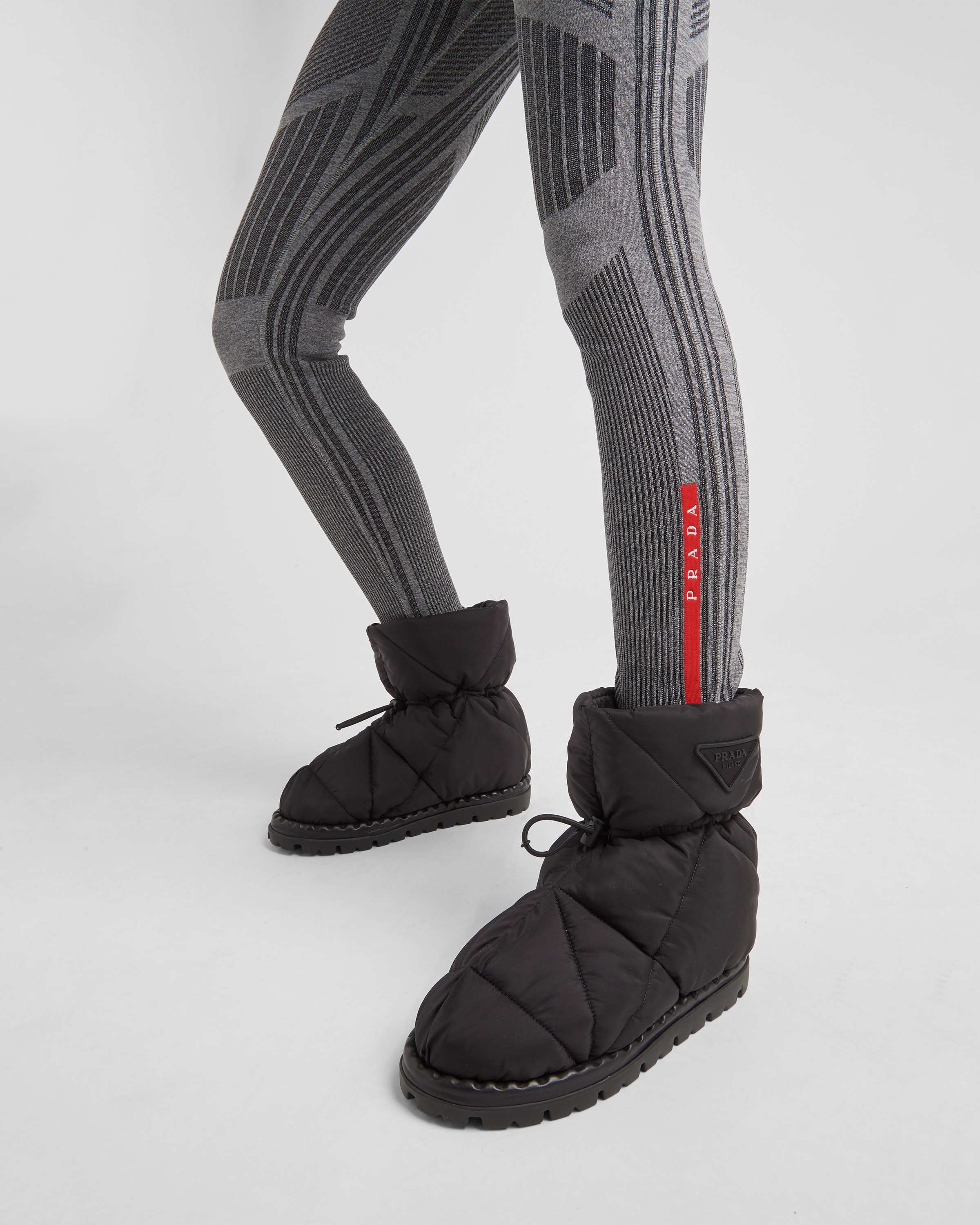 Padded Re Nylon booties