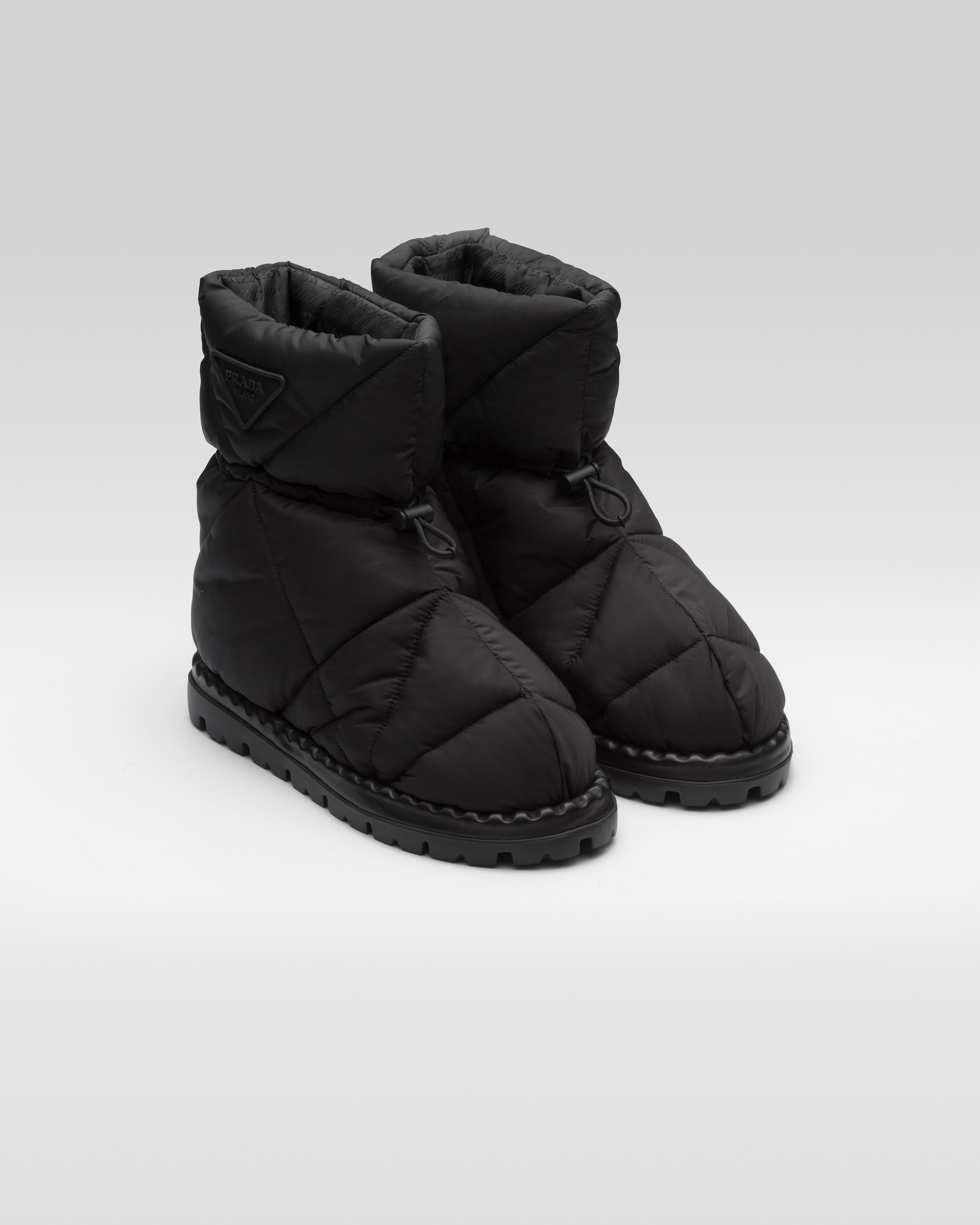 Prada black aftershave boots on sale