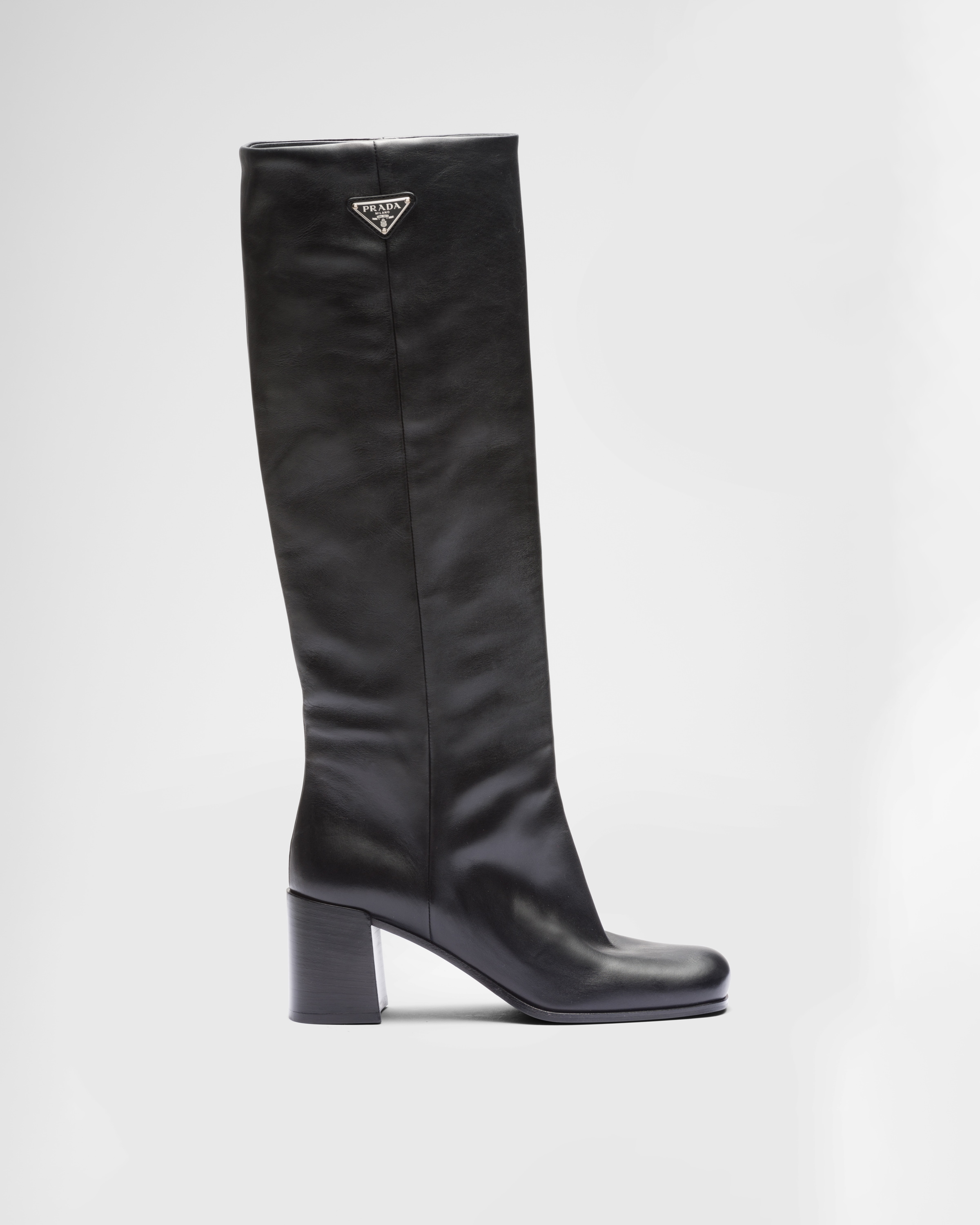 Prada black sale boots