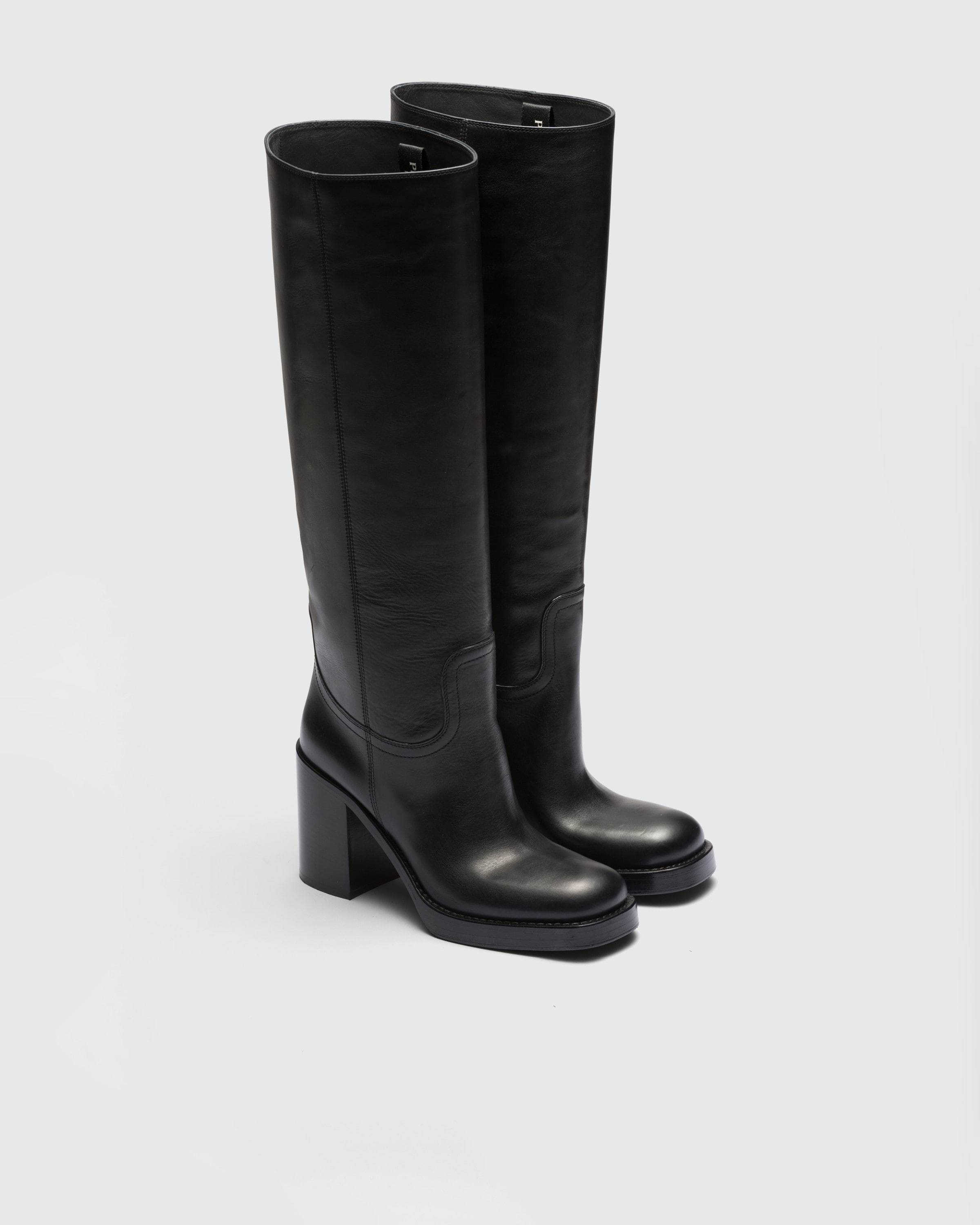 Knee high prada boots outlet