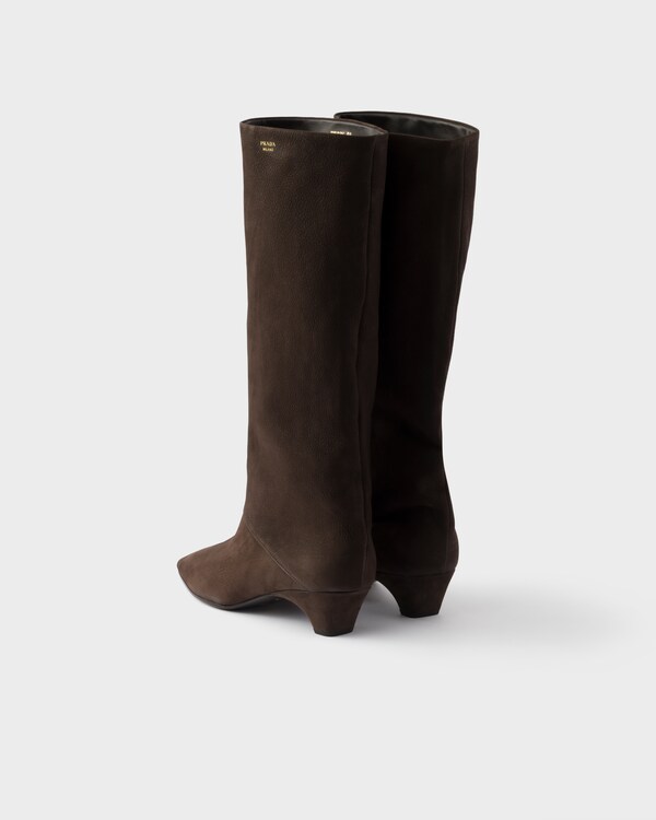 Bottes en cuir - Marron Foncé Bottes en cuir - Marron Foncé