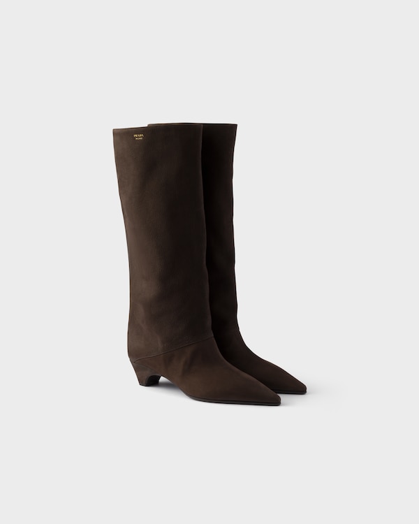 Bottes en cuir - Marron Foncé Bottes en cuir - Marron Foncé