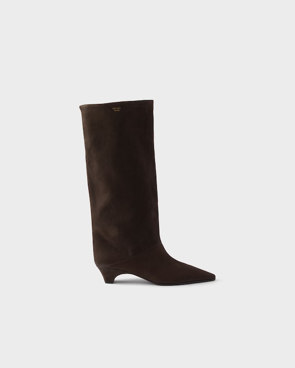Bottes en cuir - Marron Foncé Bottes en cuir - Marron Foncé