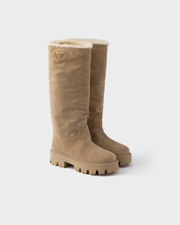 Suede boots - Desert Beige Suede boots - Desert Beige