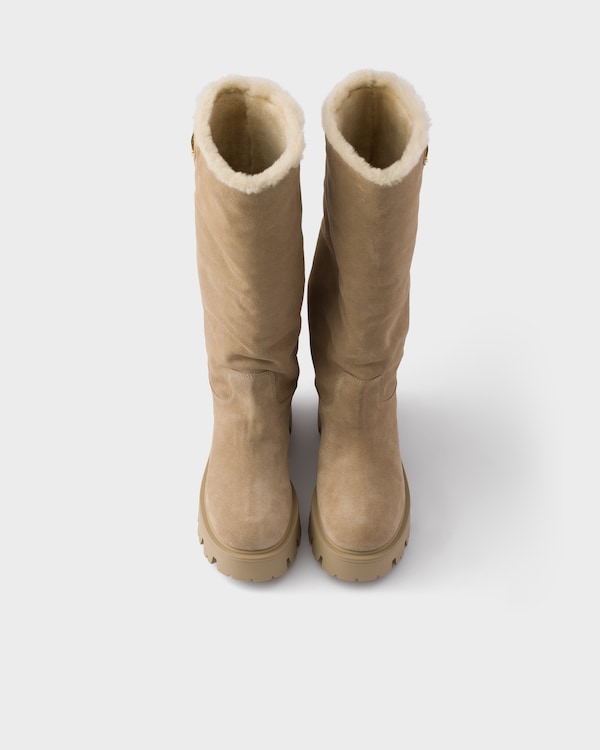 Suede boots - Desert Beige Suede boots - Desert Beige