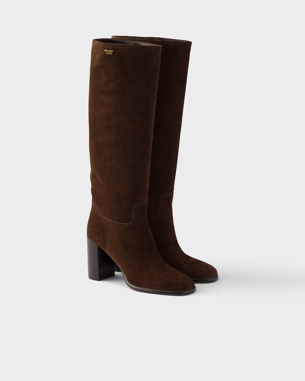 Suede boots - Dark Brown Suede boots - Dark Brown