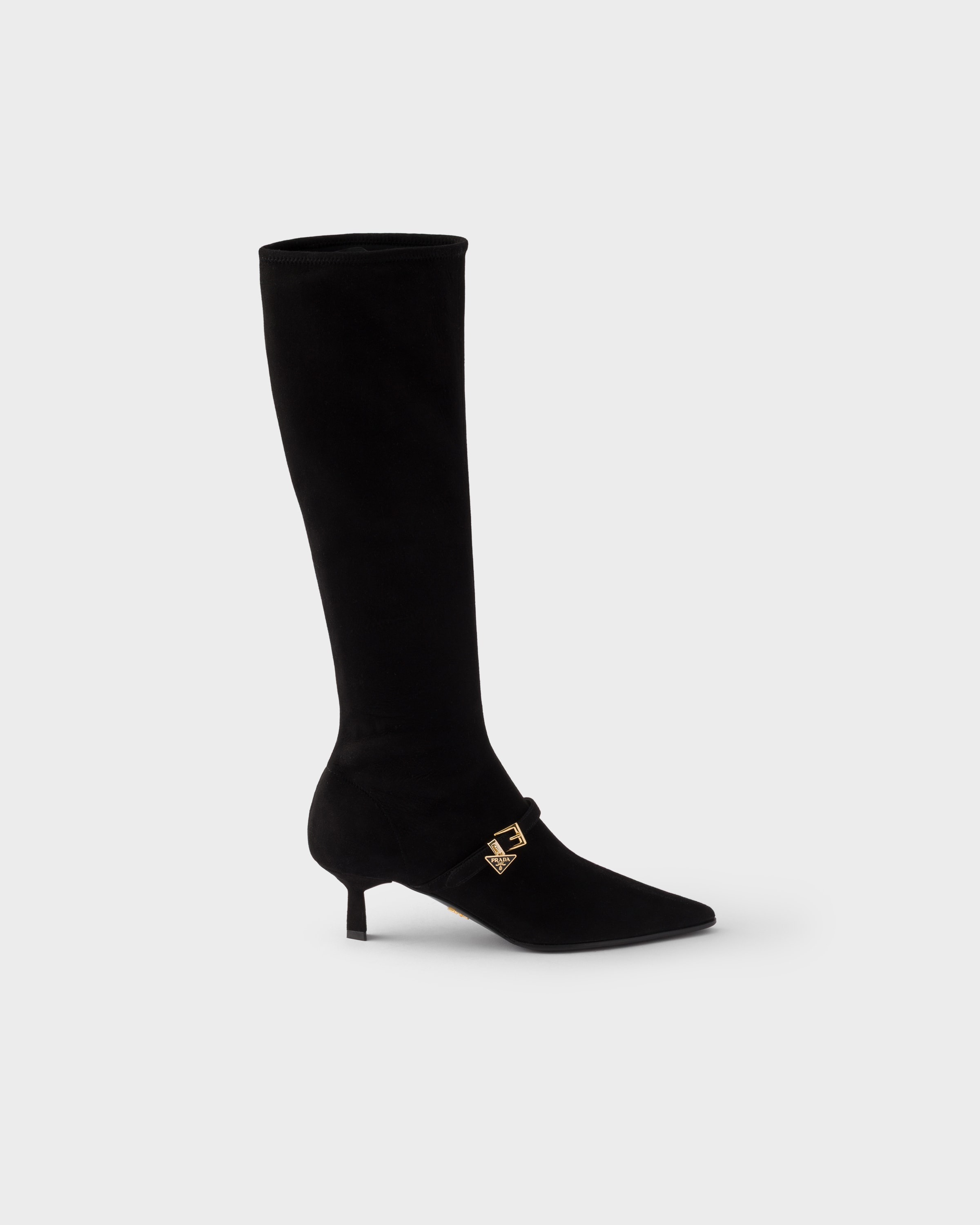 Prada Stretch suede boots