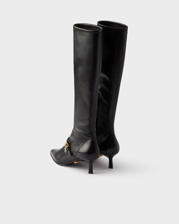 Stretch nappa leather boots - Negro Stretch nappa leather boots - Negro
