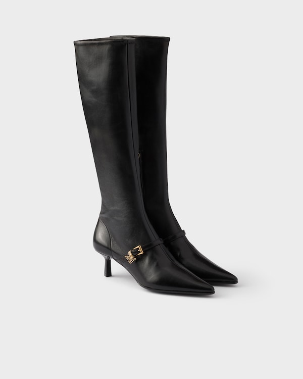 Stretch nappa leather boots - Negro Stretch nappa leather boots - Negro