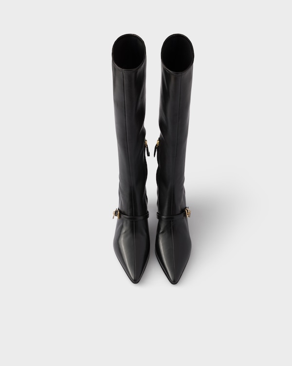 Stretch nappa leather boots - Negro Stretch nappa leather boots - Negro