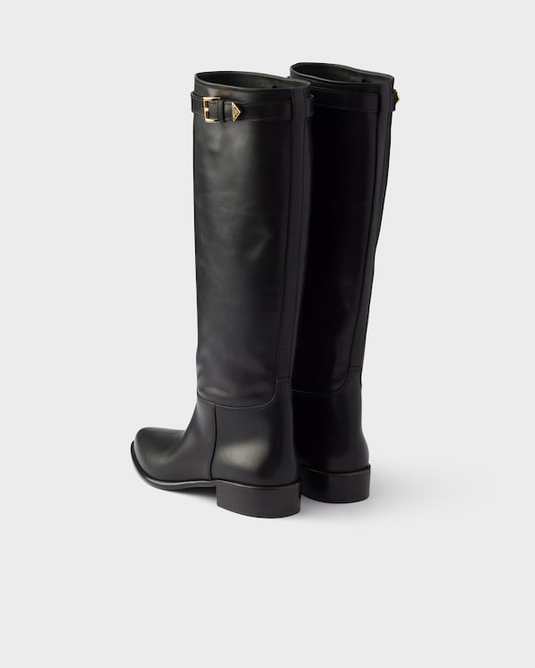 Leather boots - Negro Leather boots - Negro