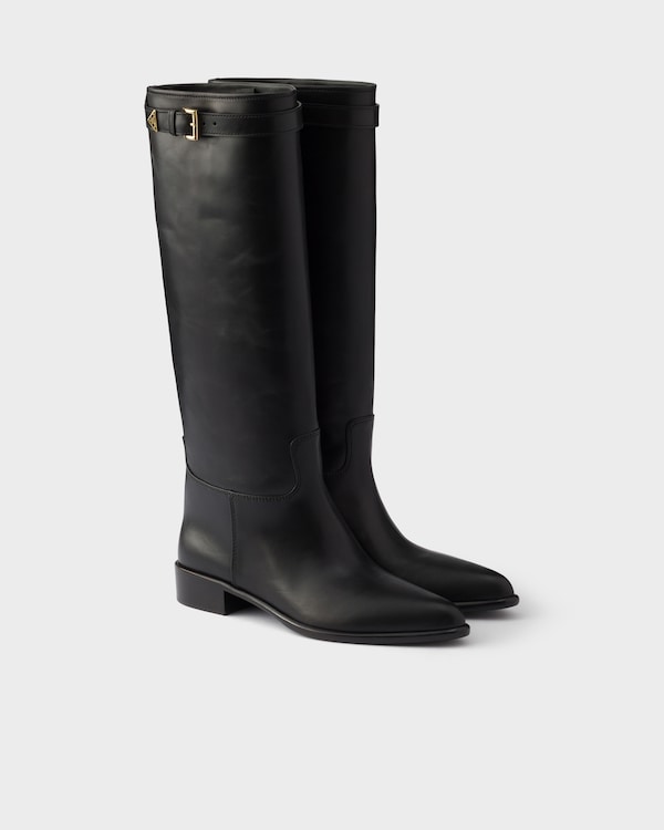 Leather boots - Negro Leather boots - Negro